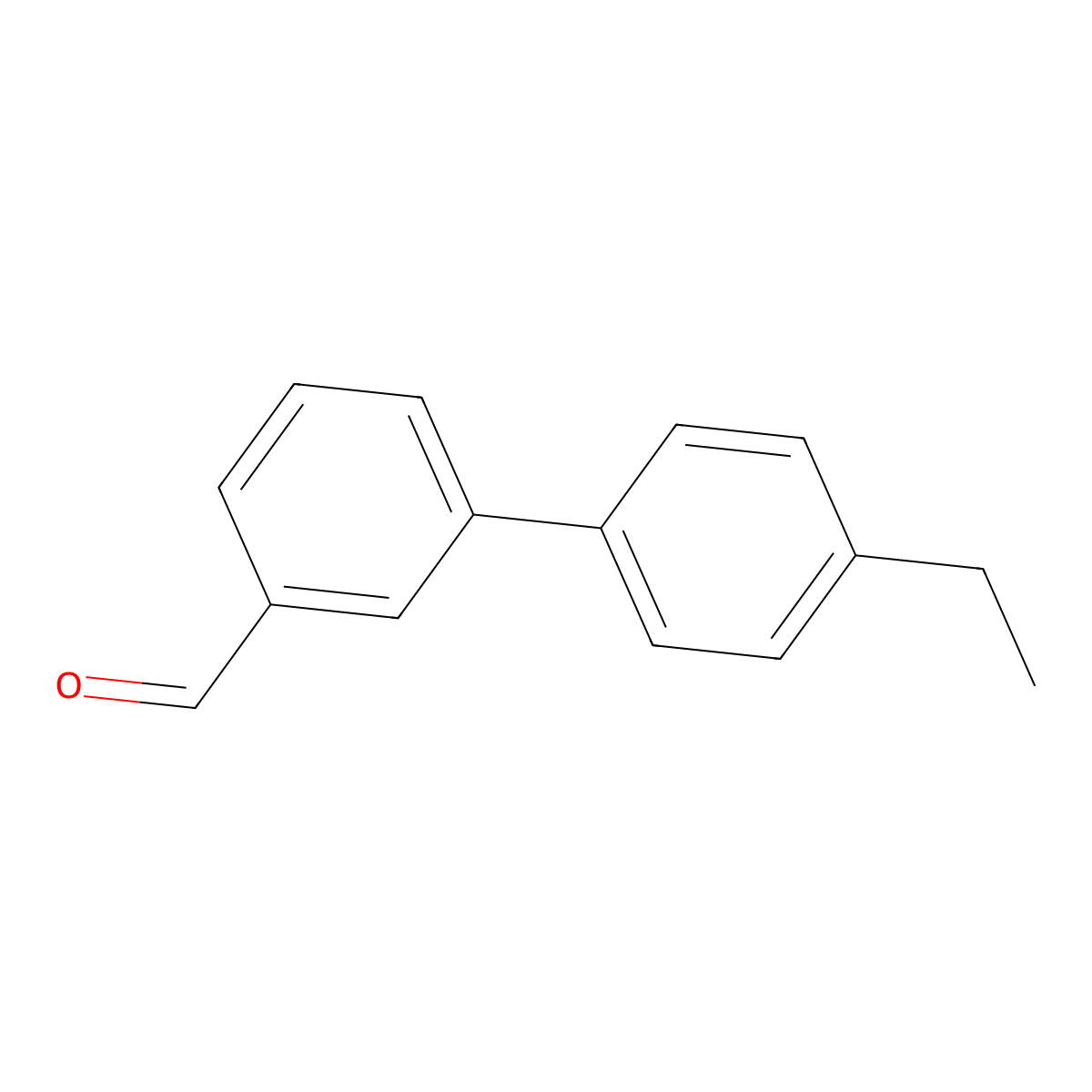3-(4-Ethylphenyl)benzaldehyde molecular structure, CAS 343604-32-0