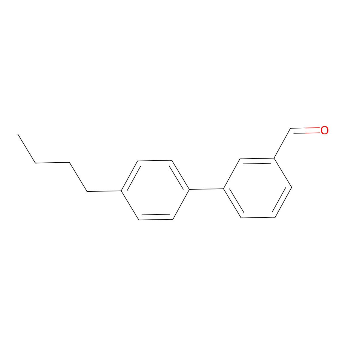 3-(4-Butylphenyl)benzaldehyde molecular structure, CAS 343604-34-2
