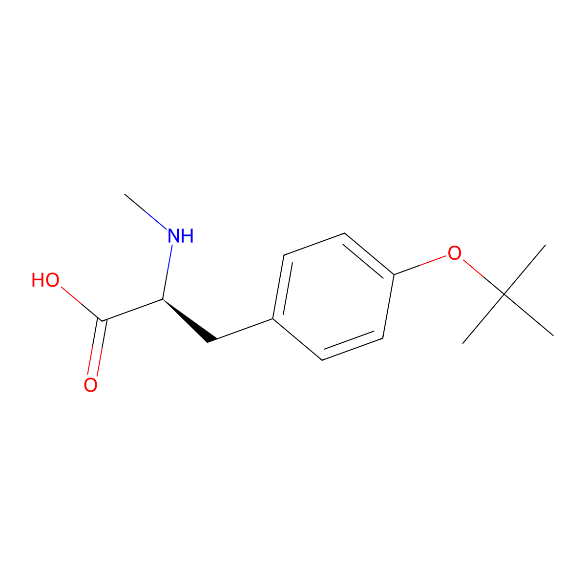 H-MeTyr(tBu)-OH molecular structure, CAS 343631-38-9