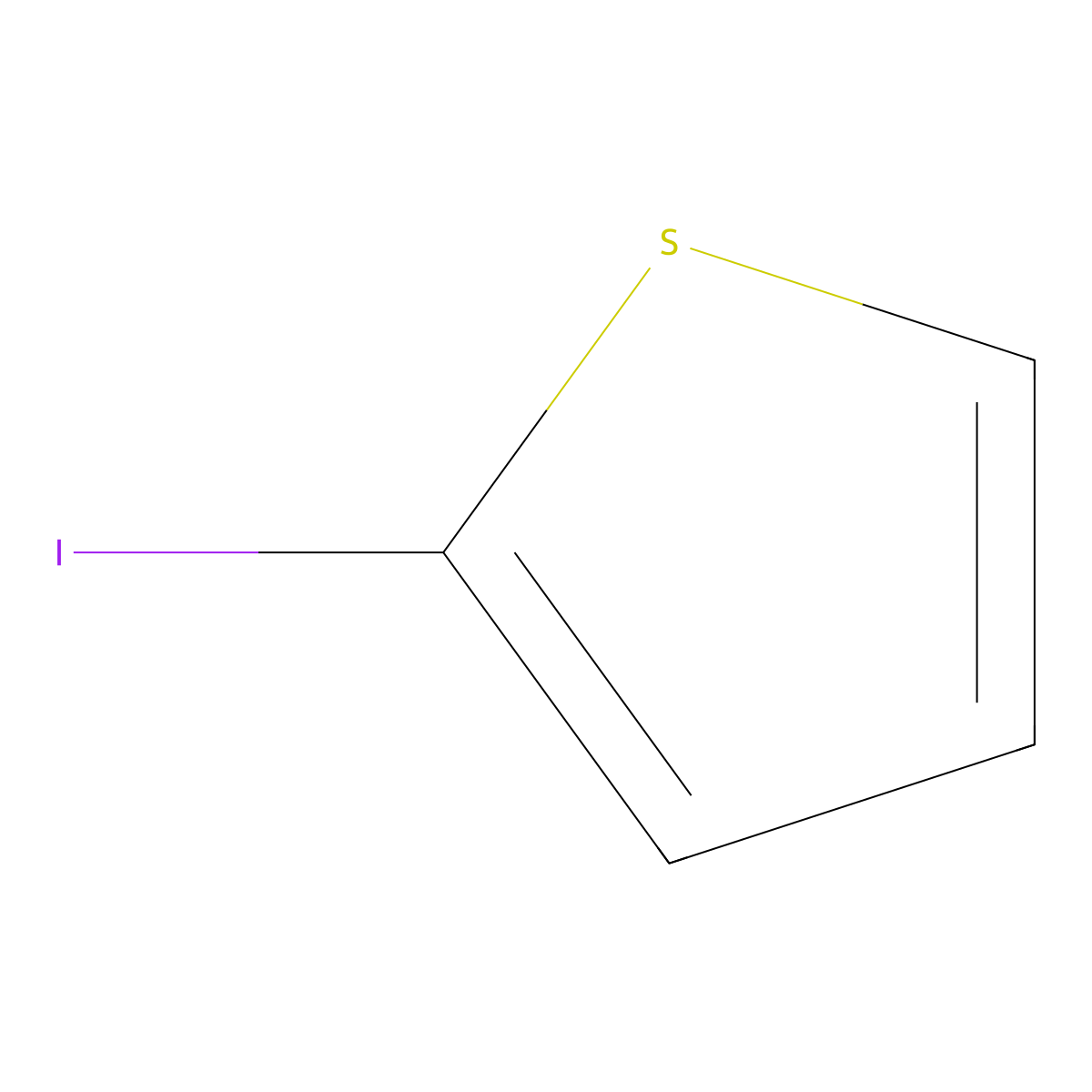 2-Iodothiophene molecular structure, CAS 3437-95-4