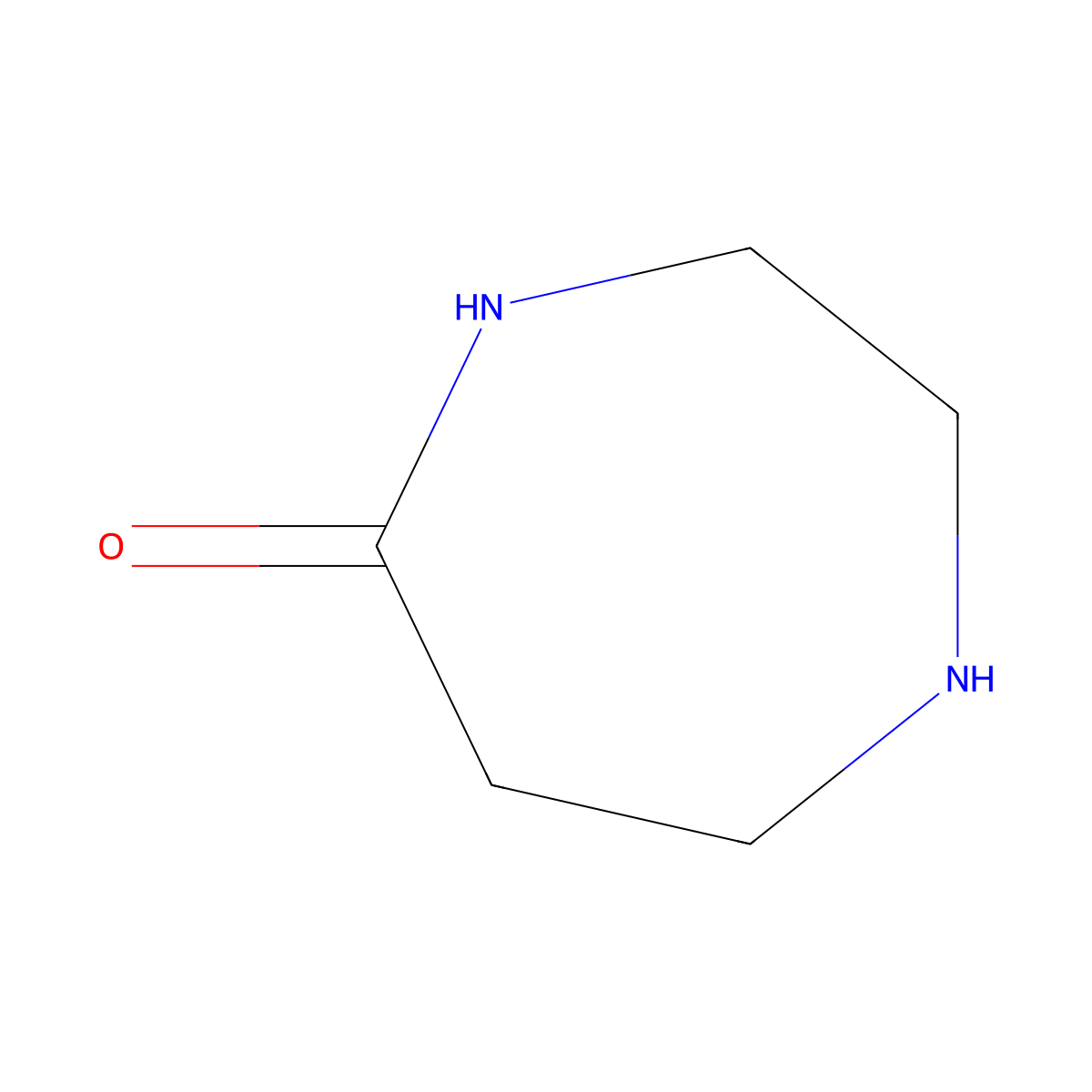 1,4-Diazepan-5-one molecular structure, CAS 34376-54-0