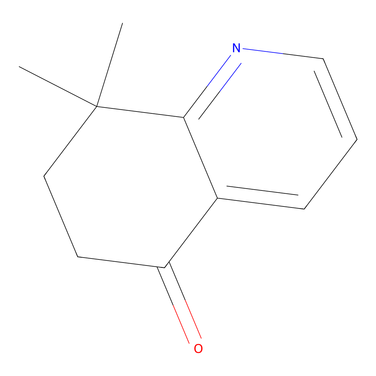 8,8-Dimethyl-5,6,7,8-tetrahydroquinolin-5-one molecular structure, CAS 343770-84-3