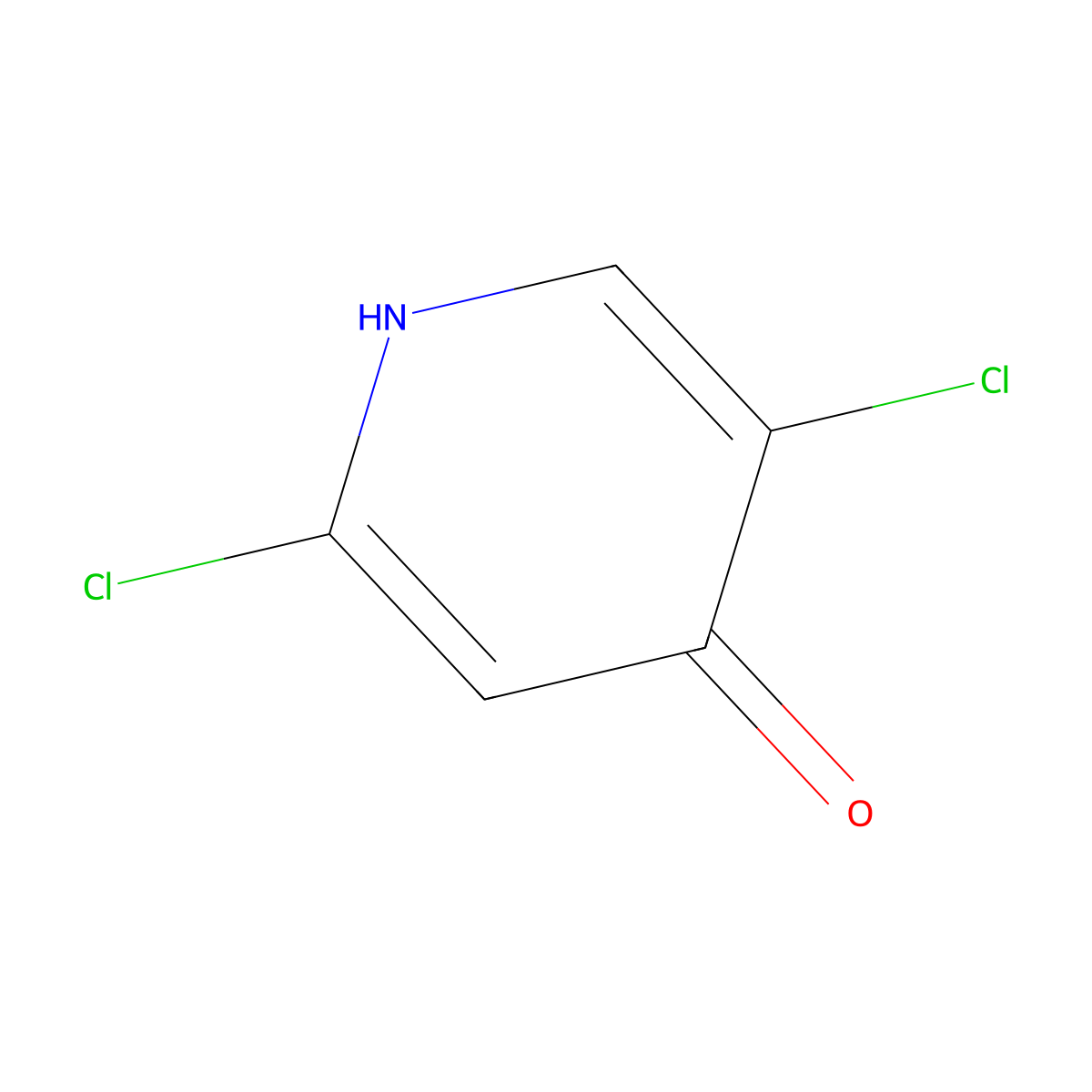 2,5-Dichloropyridin-4-ol molecular structure, CAS 343781-57-7