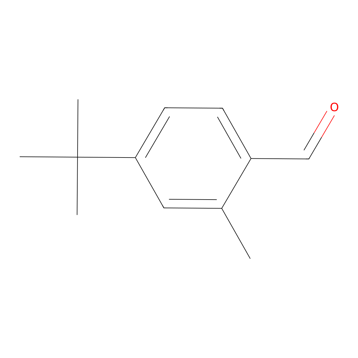 4-tert-Butyl-2-methylbenzaldehyde molecular structure, CAS 343855-33-4