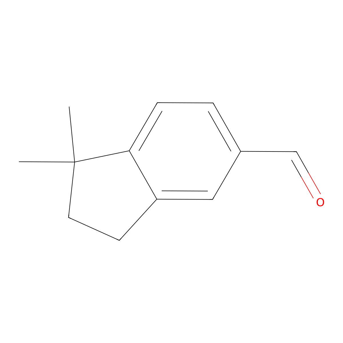 1,1-Dimethylindan-5-carboxaldehyde molecular structure, CAS 343857-09-0
