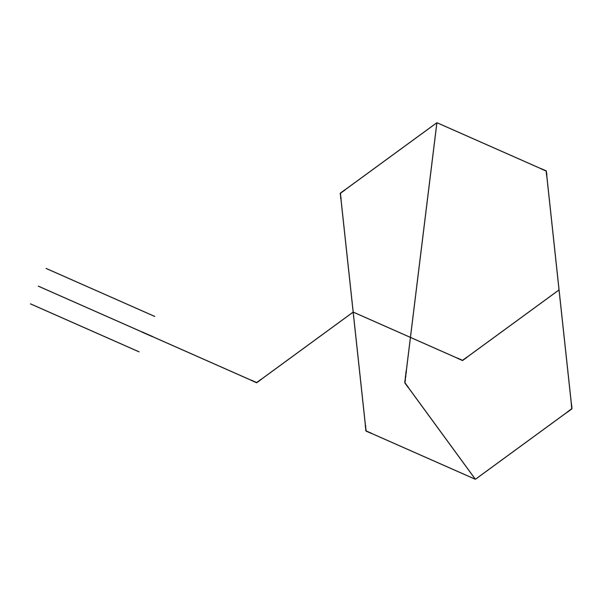 1-(Prop-2-yn-1-yl)adamantane molecular structure, CAS 343857-51-2