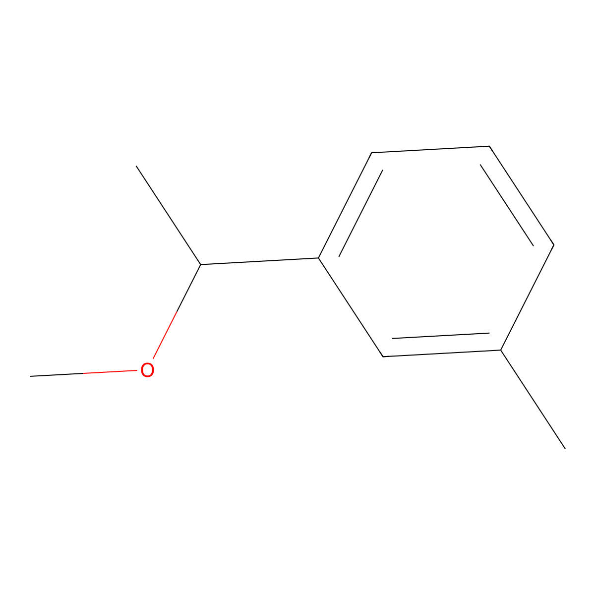 1-(1-Methoxyethyl)-3-methylbenzene molecular structure, CAS 34386-38-4