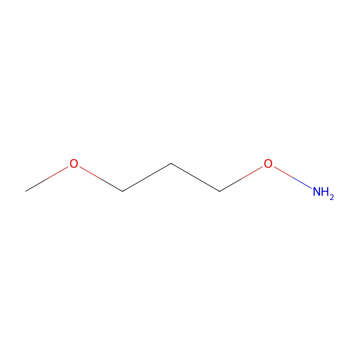 O-(3-Methoxypropyl)hydroxylamine molecular structure, CAS 343925-88-2