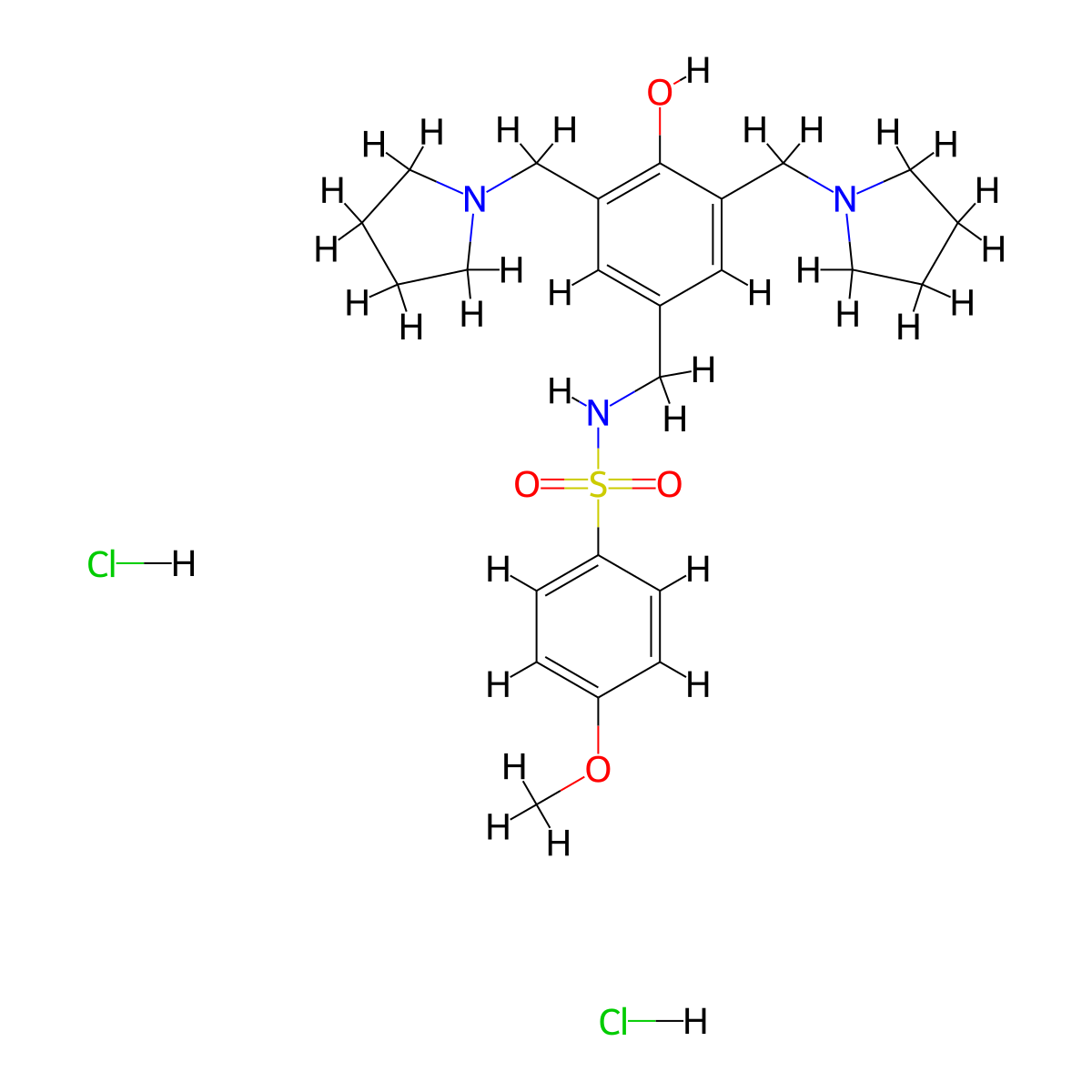 Sulcardine (hydrochloride) molecular structure, CAS 343935-48-8