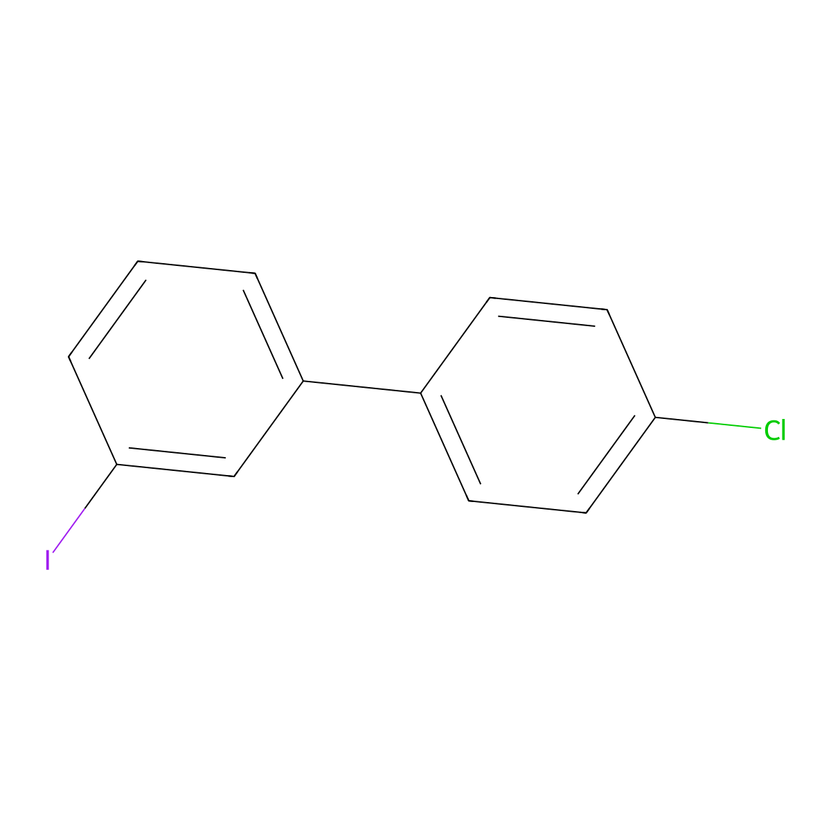 4'-Chloro-3-iodo-1,1'-biphenyl molecular structure, CAS 343945-58-4