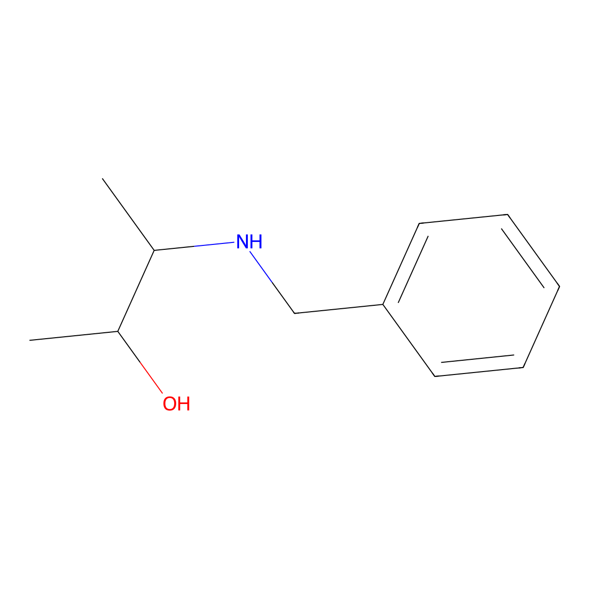 3-(Benzylamino)butan-2-ol molecular structure, CAS 343947-48-8