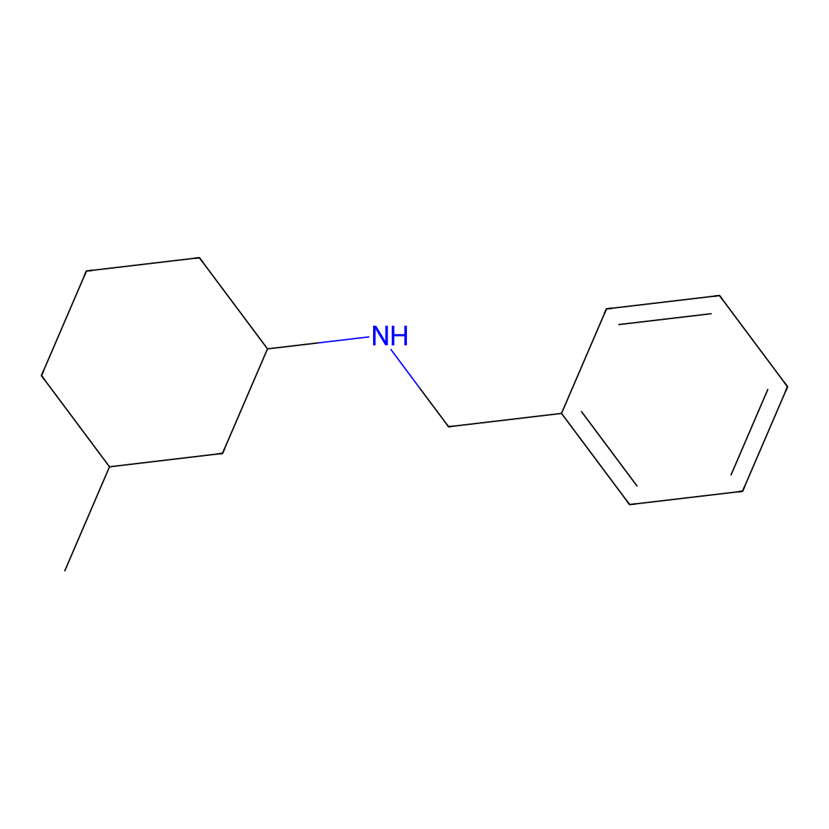 N-benzyl-3-methylcyclohexan-1-amine molecular structure, CAS 343953-86-6