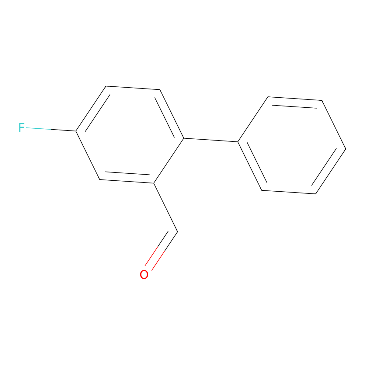 5-Fluoro-2-phenylbenzaldehyde molecular structure, CAS 343953-92-4