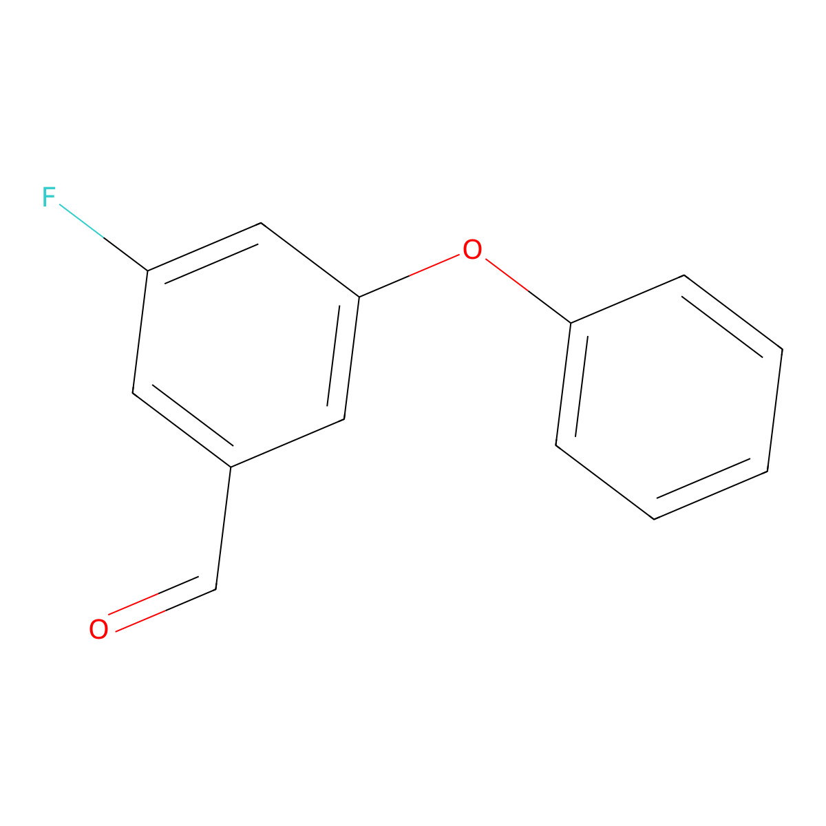 3-Fluoro-5-phenoxybenzaldehyde molecular structure, CAS 343957-41-5