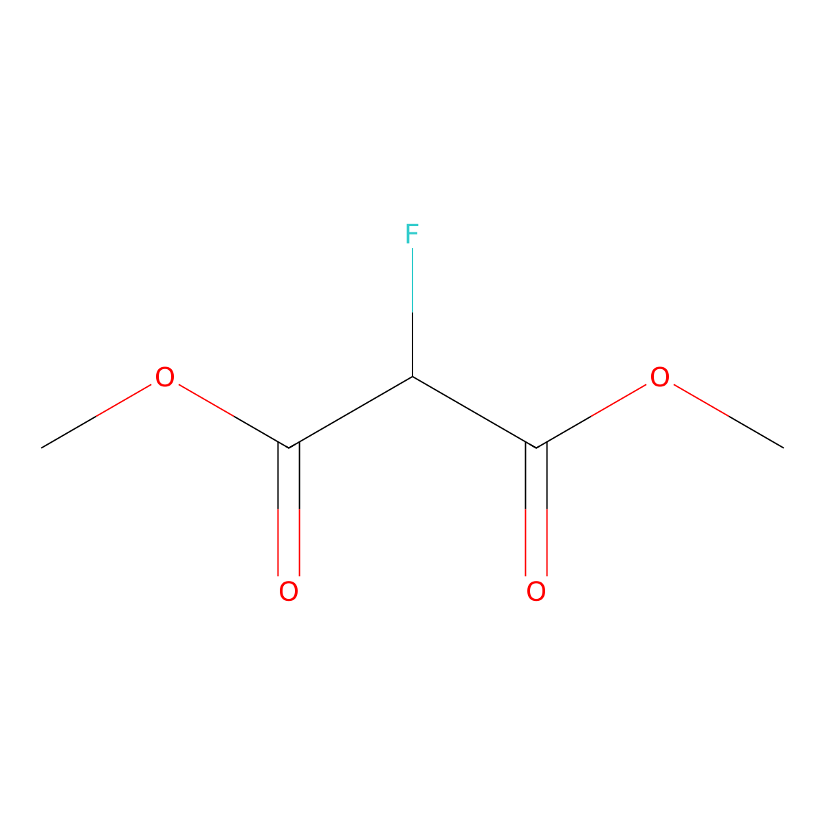 Dimethyl fluoromalonate molecular structure, CAS 344-14-9