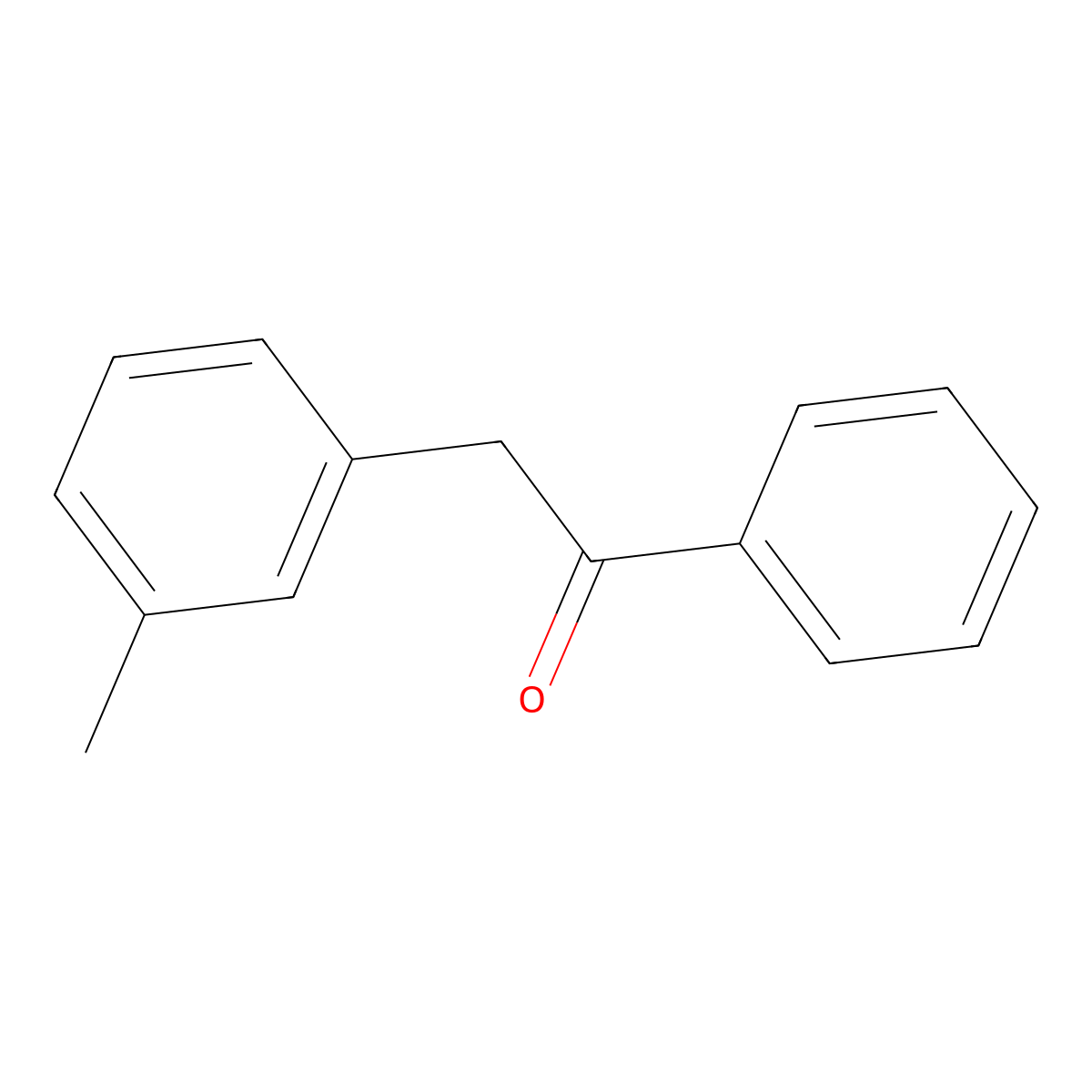 2-(3-Methylphenyl)acetophenone molecular structure, CAS 34403-03-7