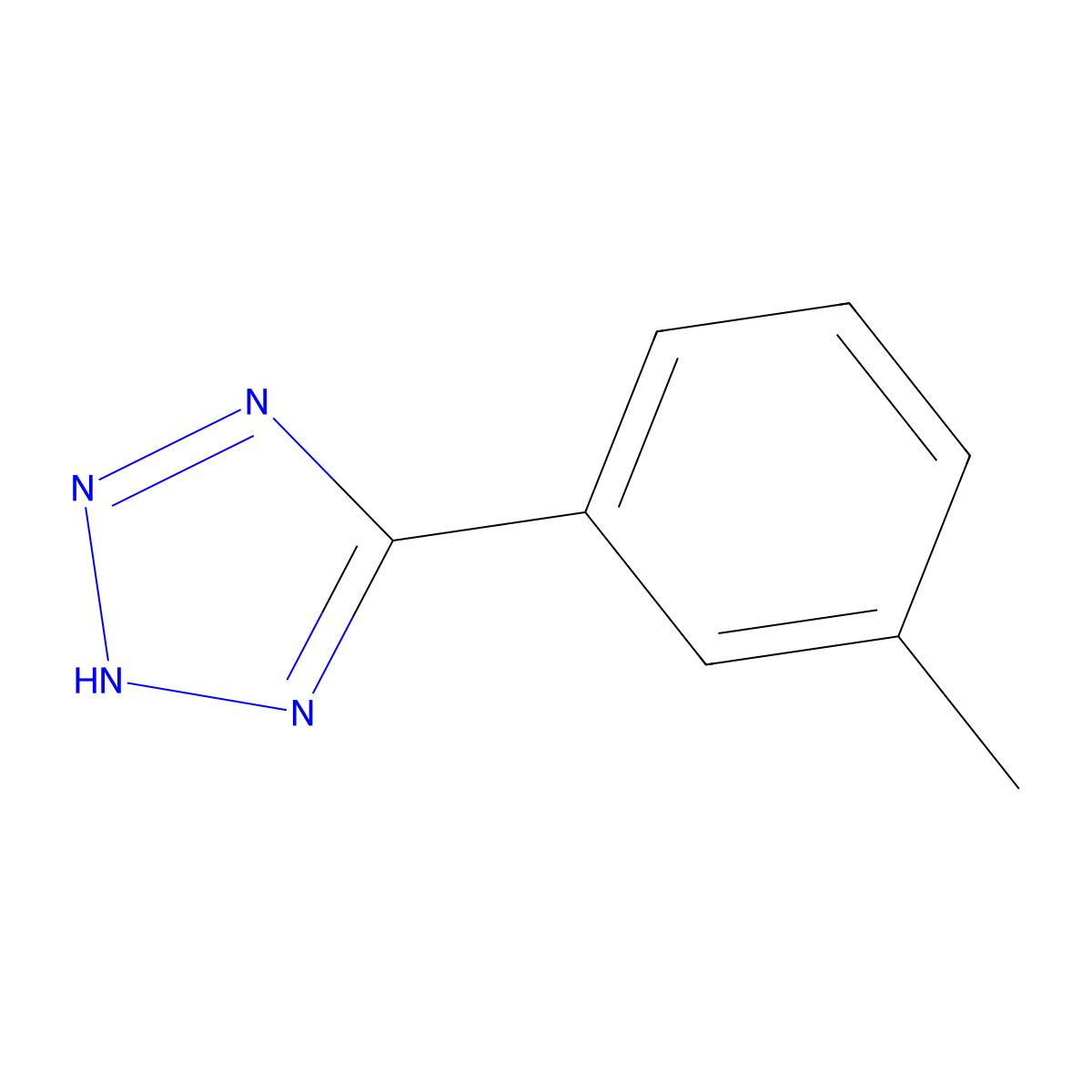 5-(m-Tolyl)-1H-tetrazole molecular structure, CAS 3441-00-7