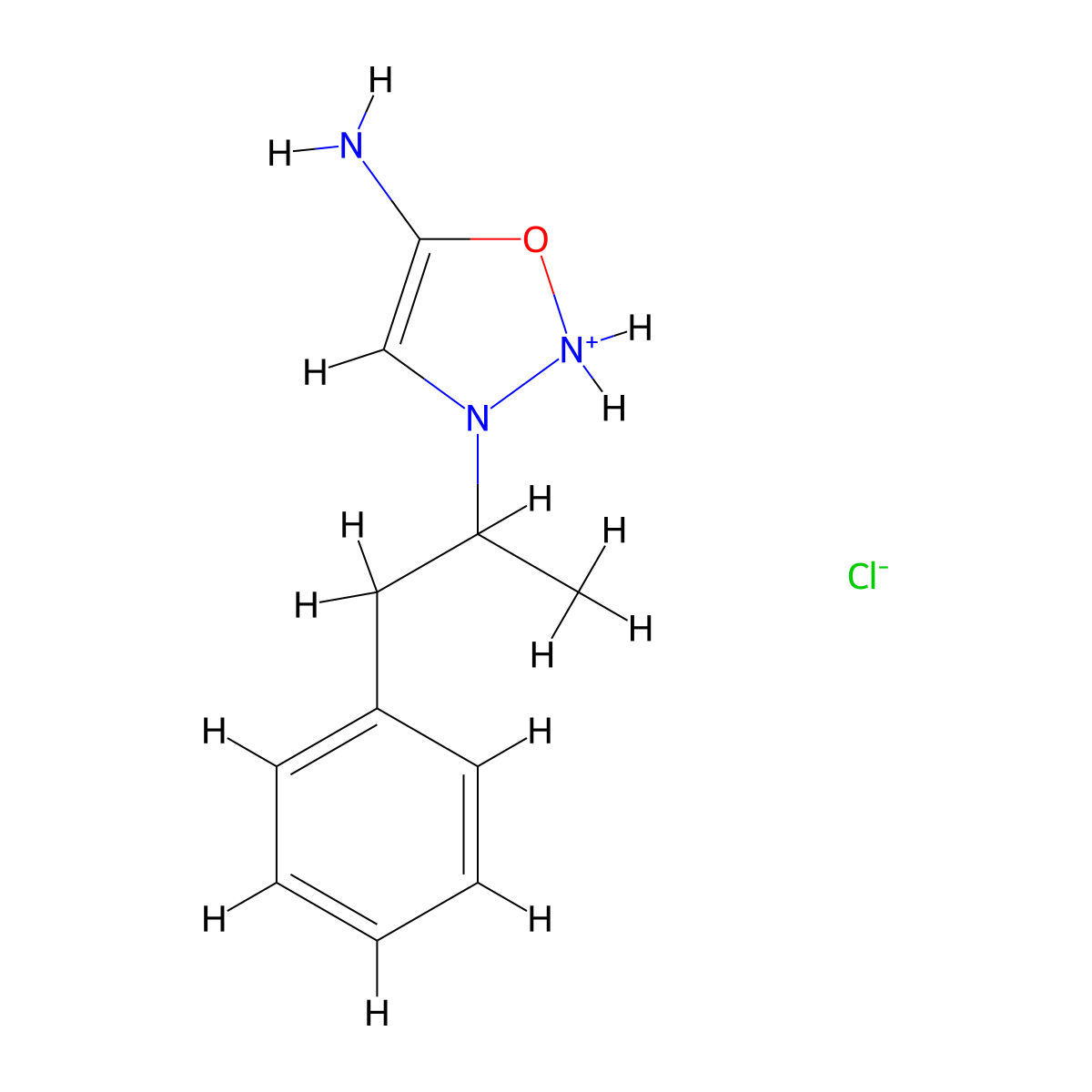 Sidnofen molecular structure, CAS 3441-64-3