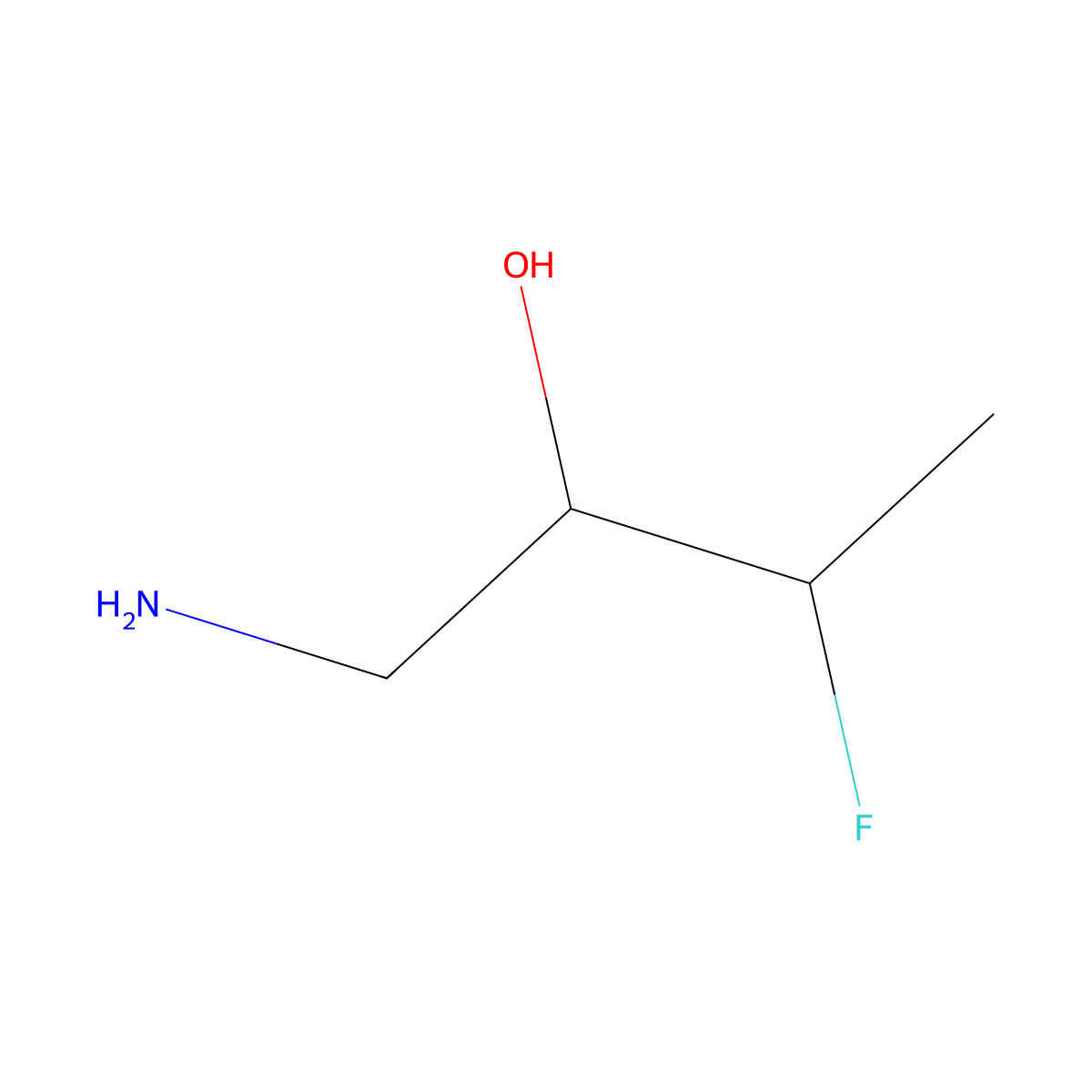 1-Amino-3-fluorobutan-2-ol molecular structure, CAS 344240-05-7