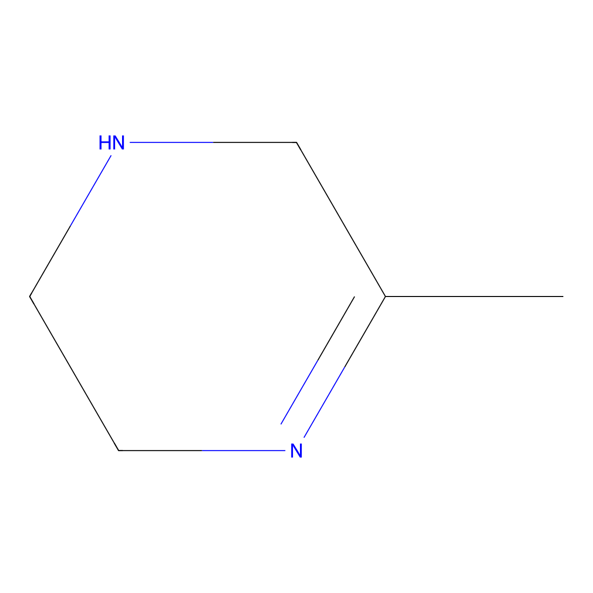 5-Methyl-1,2,3,6-tetrahydropyrazine molecular structure, CAS 344240-21-7
