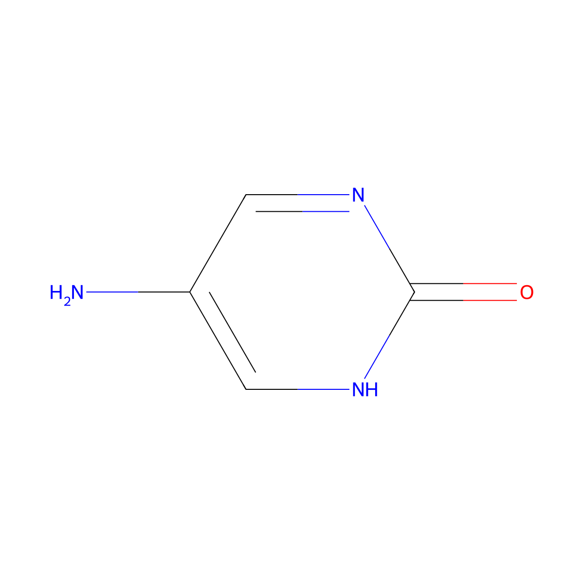 5-Aminopyrimidin-2(1H)-one molecular structure, CAS 344241-09-4