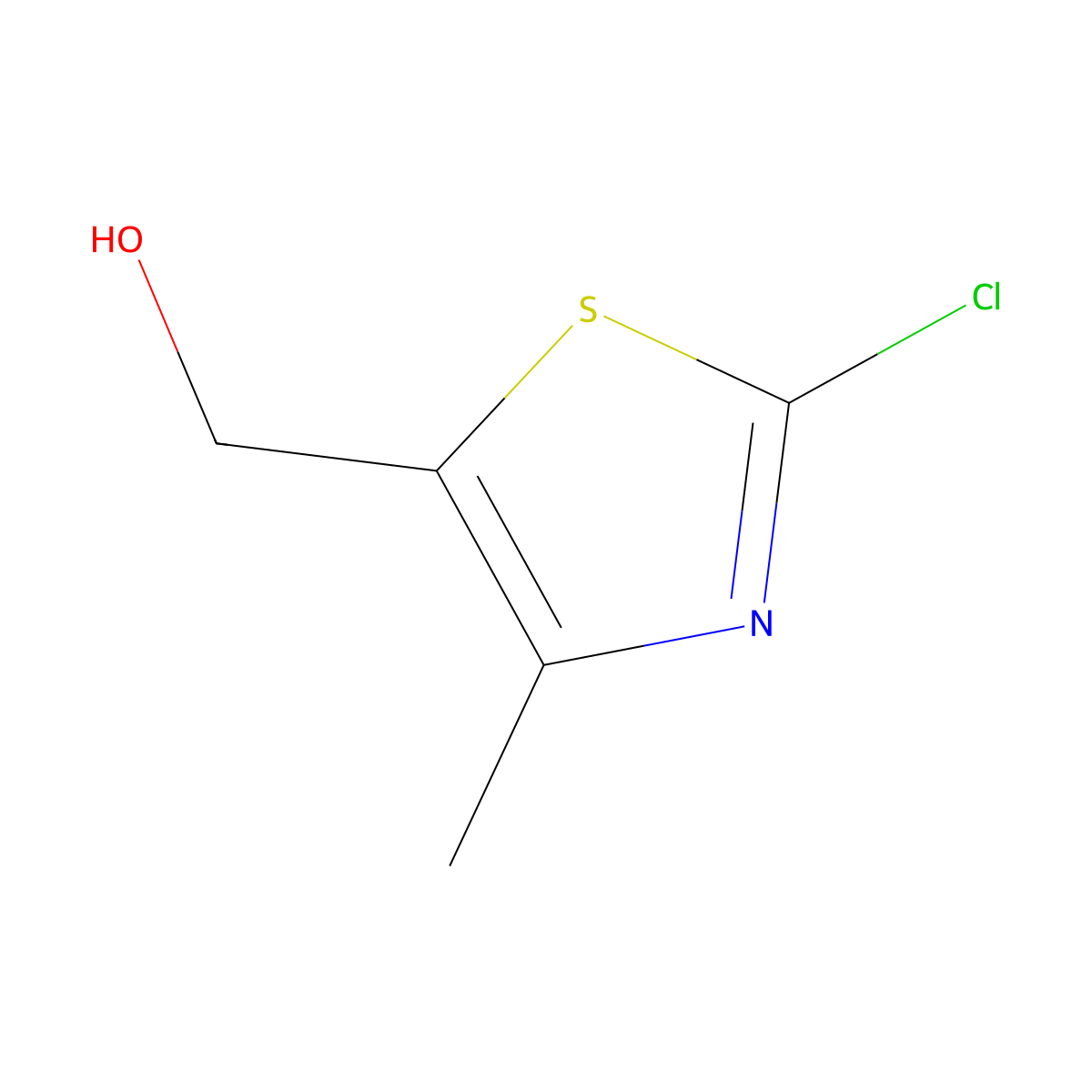 (2-Chloro-4-methylthiazol-5-yl)methanol molecular structure, CAS 344243-30-7
