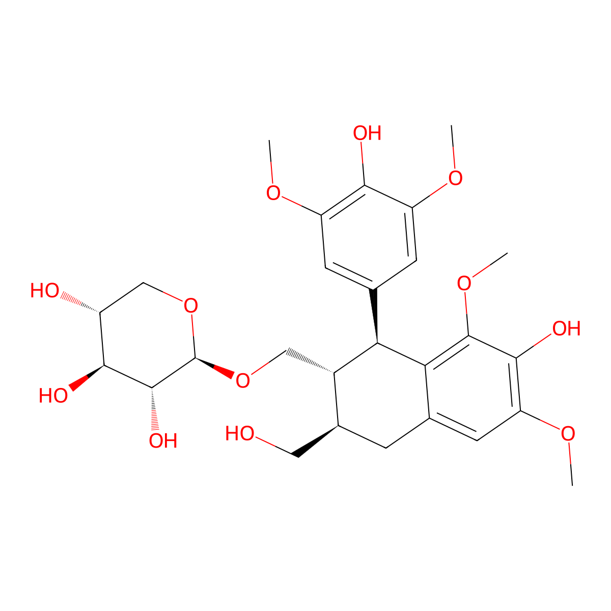 Lyoniside molecular structure, CAS 34425-25-7