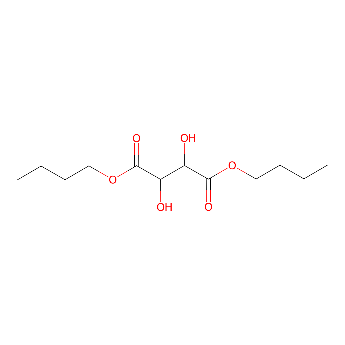 (2R,3R)-Dibutyl 2,3-dihydroxysuccinate molecular structure, CAS 344268-32-2