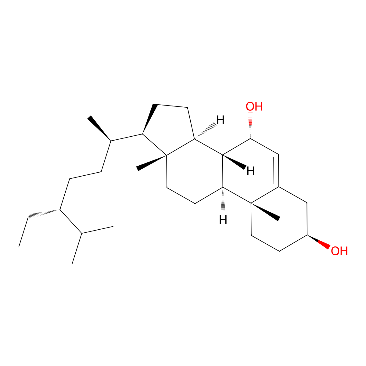 7alpha-Hydroxysitosterol molecular structure, CAS 34427-61-7