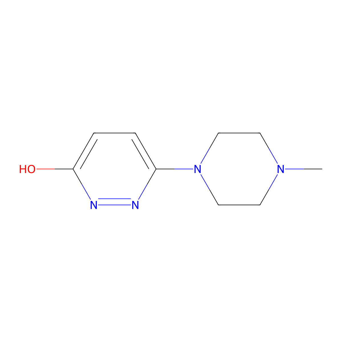 6-(4-Methylpiperazin-1-yl)pyridazin-3-ol molecular structure, CAS 344287-23-6
