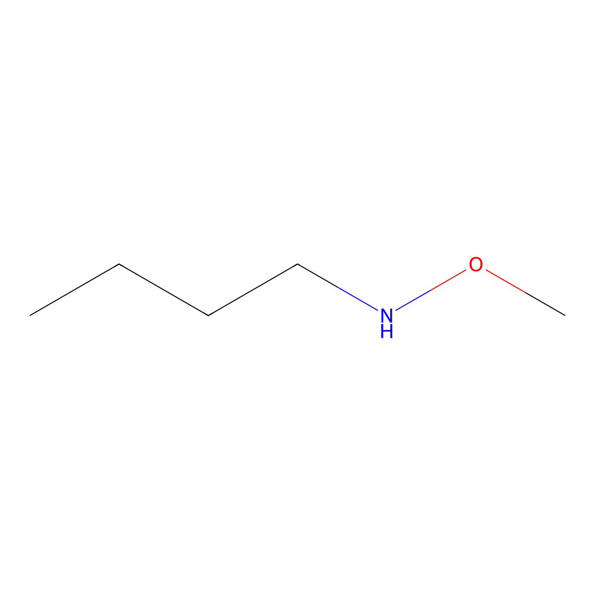 Butyl(methoxy)amine molecular structure, CAS 344322-52-7