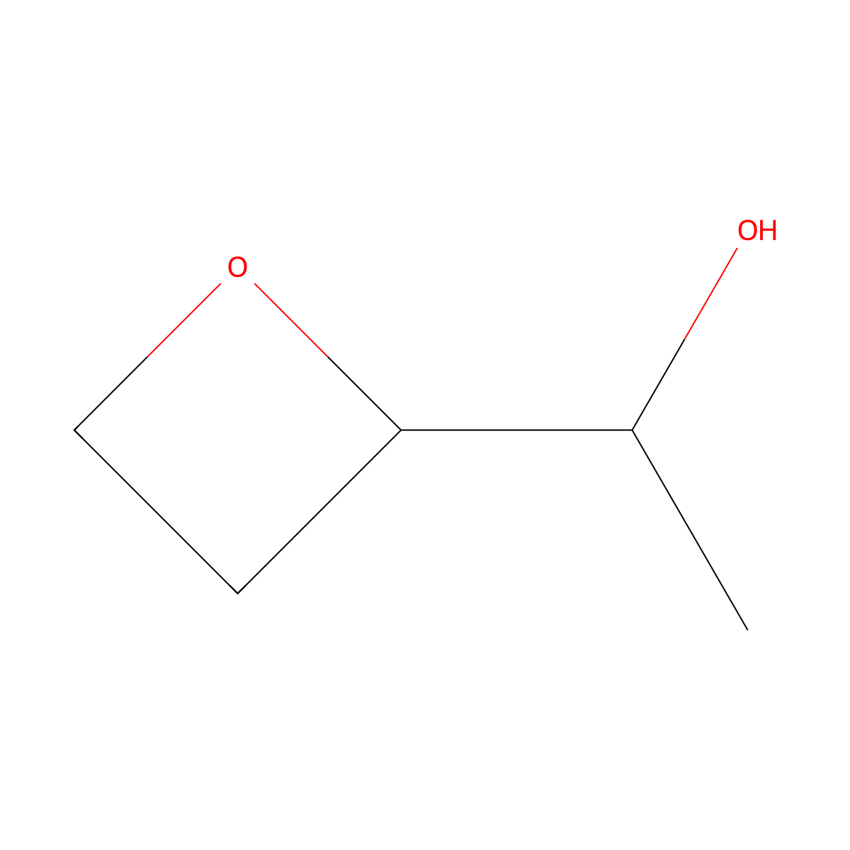 1-(Oxetan-2-yl)ethan-1-ol molecular structure, CAS 344322-62-9
