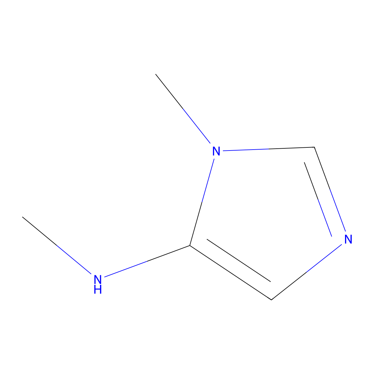 5-(Methylamino)-1-methylimidazole molecular structure, CAS 344323-05-3