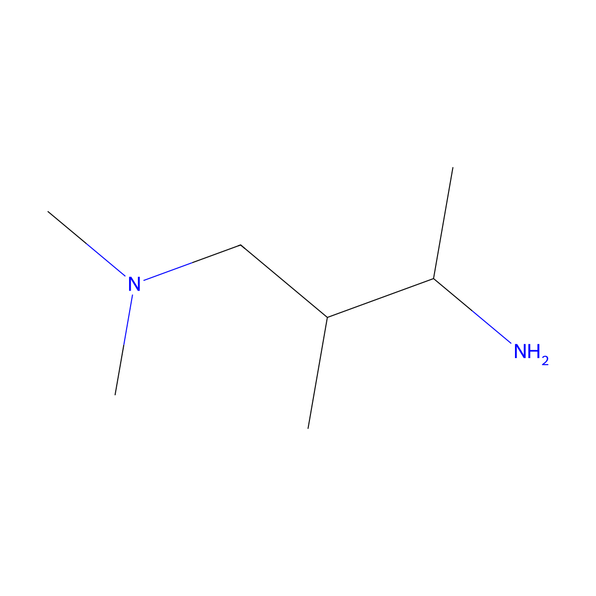N1,N1,2-Trimethylbutane-1,3-diamine molecular structure, CAS 344323-24-6