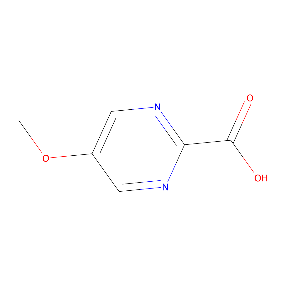 5-Methoxypyrimidine-2-carboxylic acid molecular structure, CAS 344325-94-6