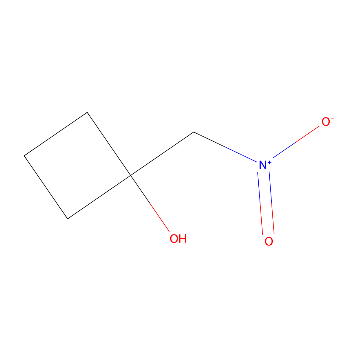 1-(Nitromethyl)cyclobutanol molecular structure, CAS 344329-87-9