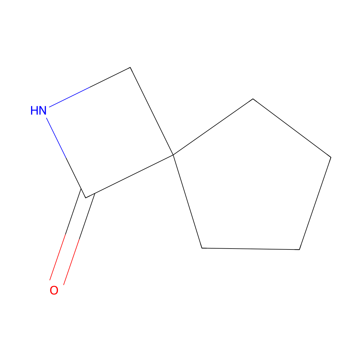 2-Azaspiro[3.4]octan-1-one molecular structure, CAS 344330-33-2