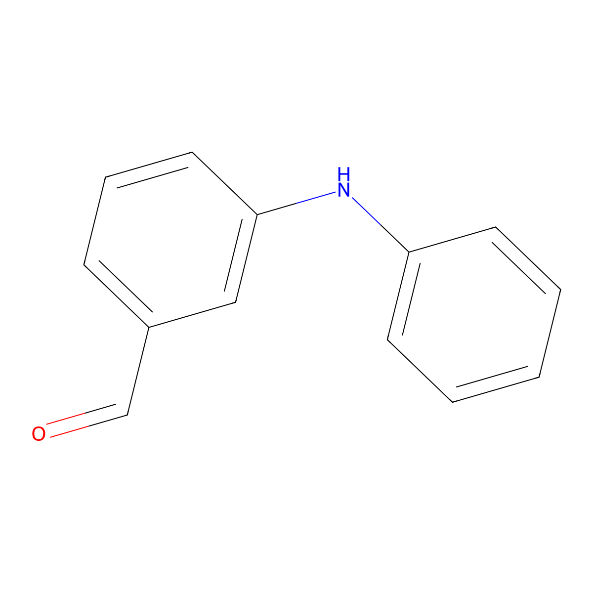 3-(Phenylamino)benzaldehyde molecular structure, CAS 344333-82-0