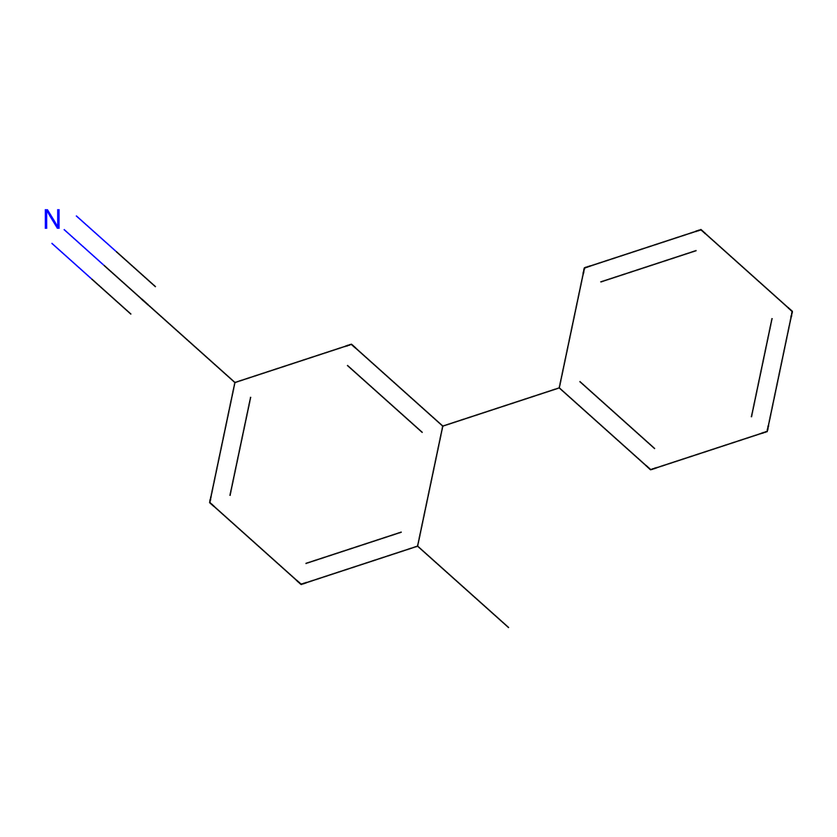 6-Methyl-[1,1'-biphenyl]-3-carbonitrile molecular structure, CAS 344334-03-8
