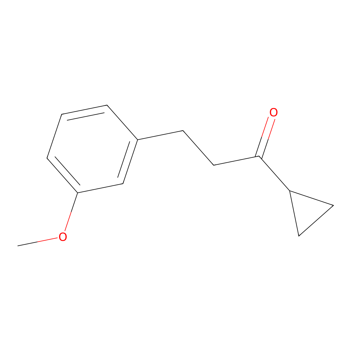 Cyclopropyl 2-(3-methoxyphenyl)ethyl ketone molecular structure, CAS 344334-33-4