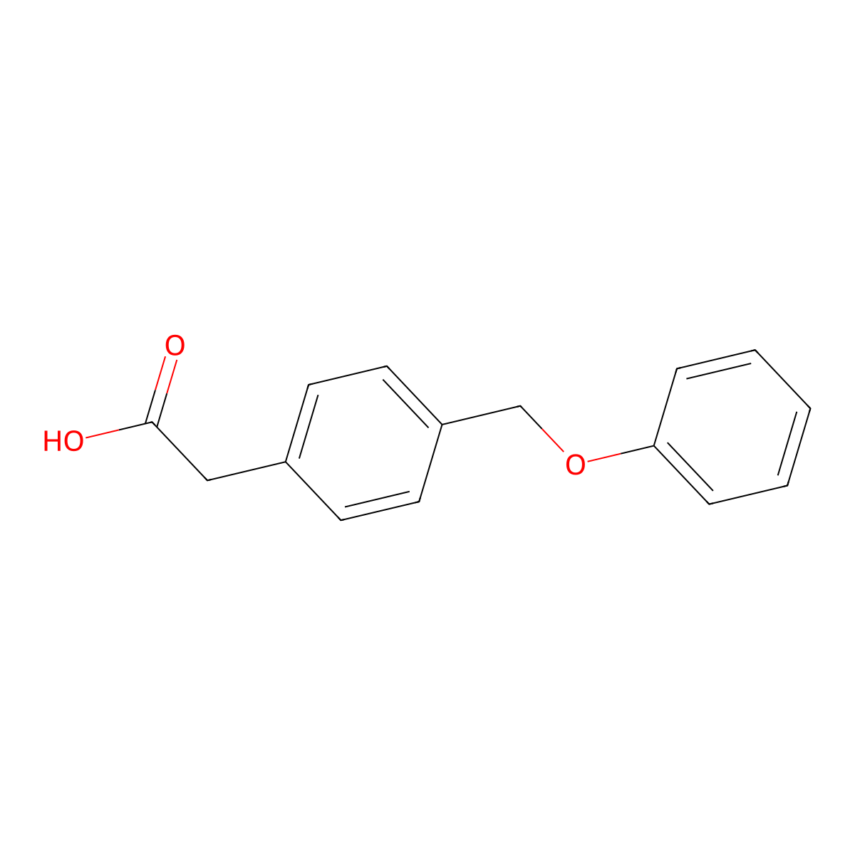 4-(Phenoxymethyl)phenylacetic acid molecular structure, CAS 344349-71-9