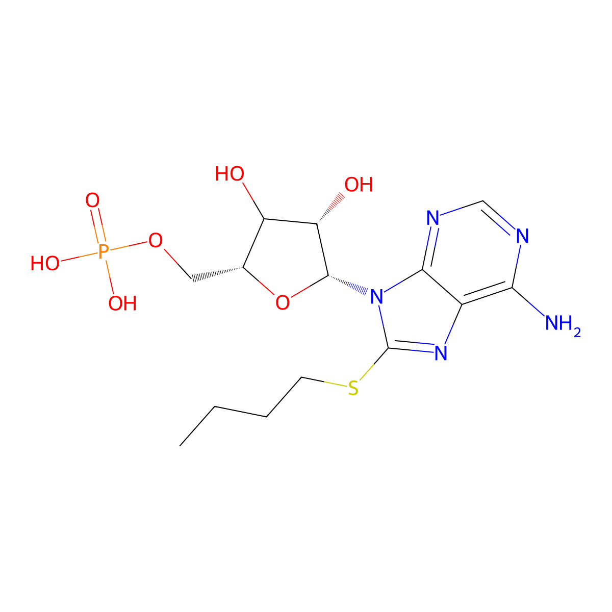 8-BuS-AMP molecular structure, CAS 344402-39-7
