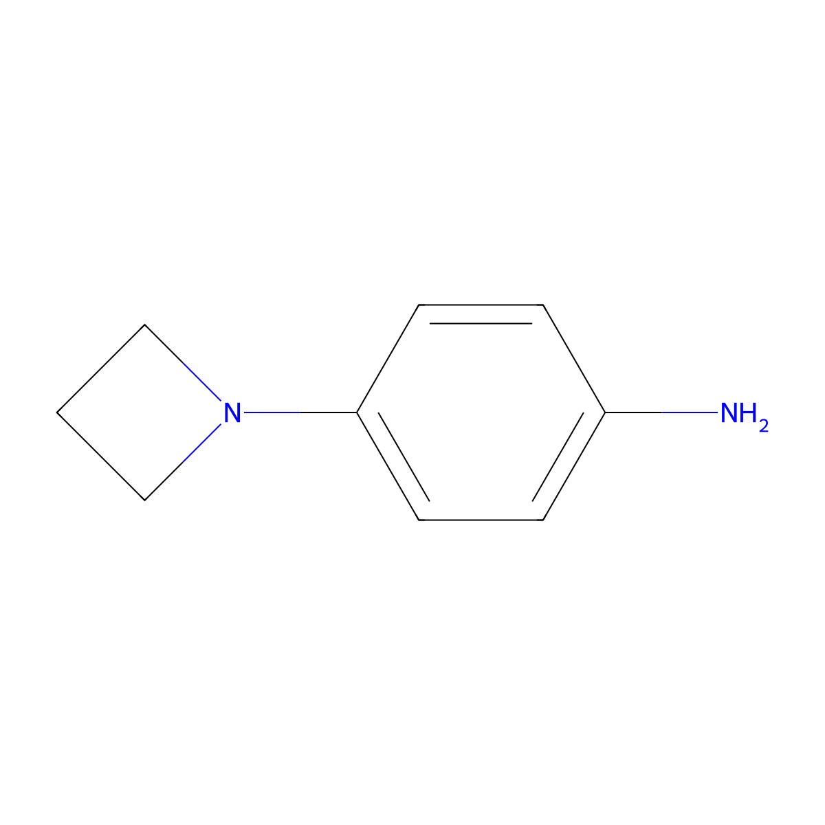 4-(Azetidin-1-yl)aniline molecular structure, CAS 344405-51-2