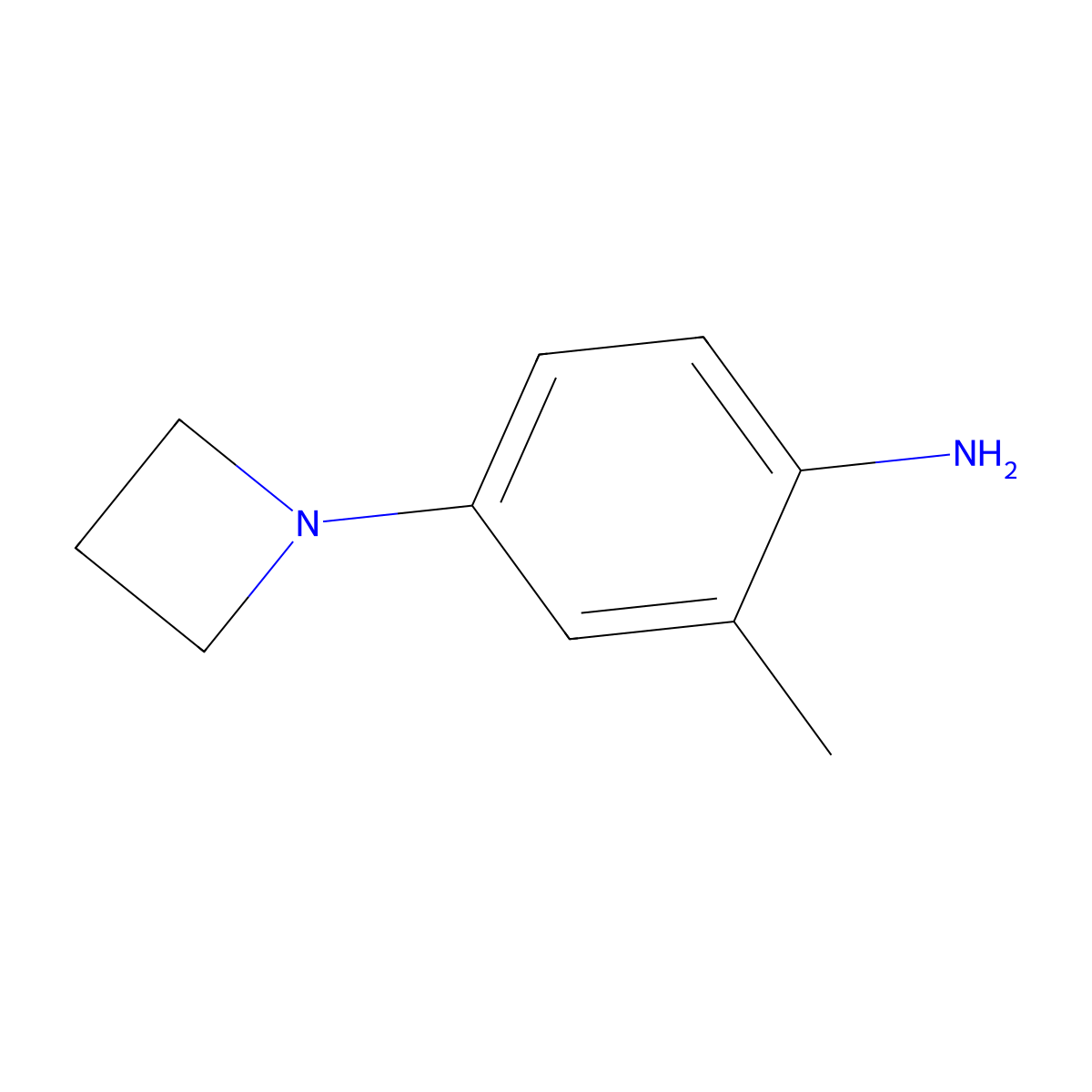 4-(Azetidin-1-yl)-2-methylaniline molecular structure, CAS 344405-56-7
