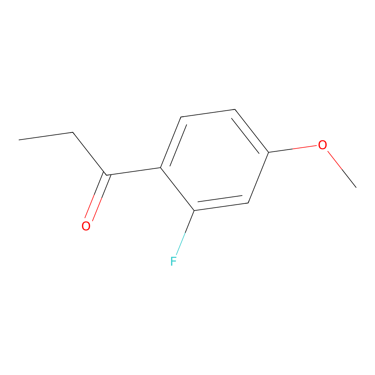 1-(2-Fluoro-4-methoxyphenyl)propan-1-one molecular structure, CAS 344408-55-5