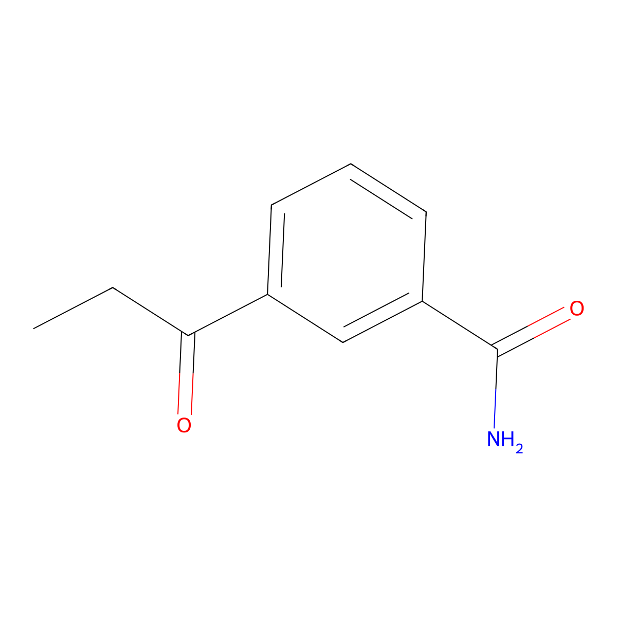 3-Propionylbenzamide molecular structure, CAS 344409-01-4