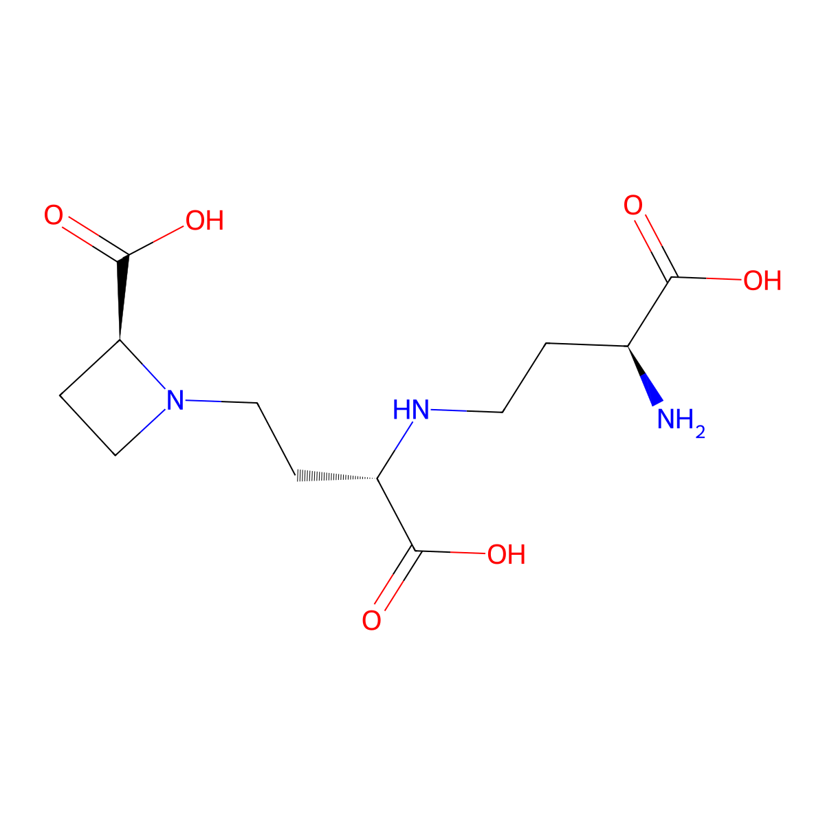 Nicotianamine molecular structure, CAS 34441-14-0