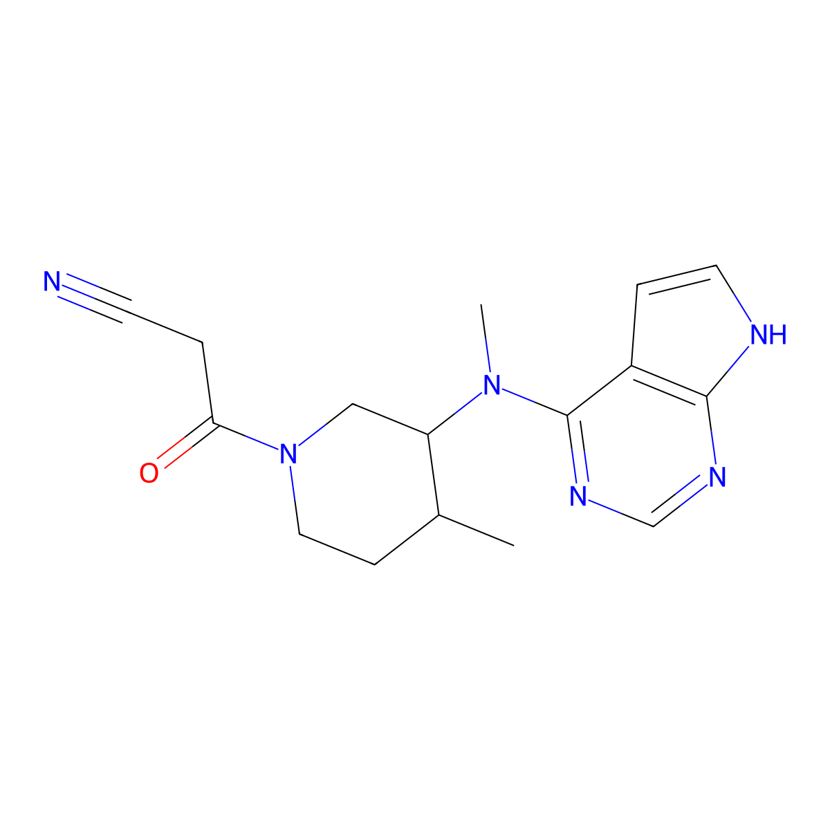 racemic-Tasocitinib molecular structure, CAS 344418-92-4