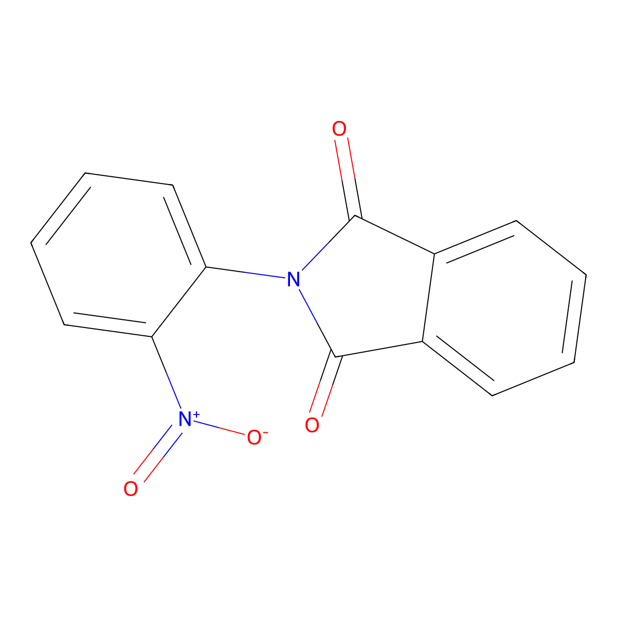 1H-Isoindole-1,3(2H)-dione, 2-(2-nitrophenyl)- molecular structure, CAS 34442-94-9