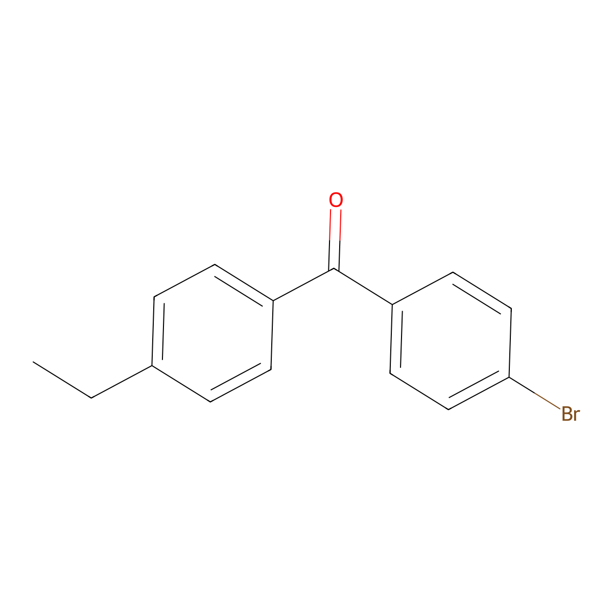 4-Bromo-4'-ethylbenzophenone molecular structure, CAS 344444-47-9